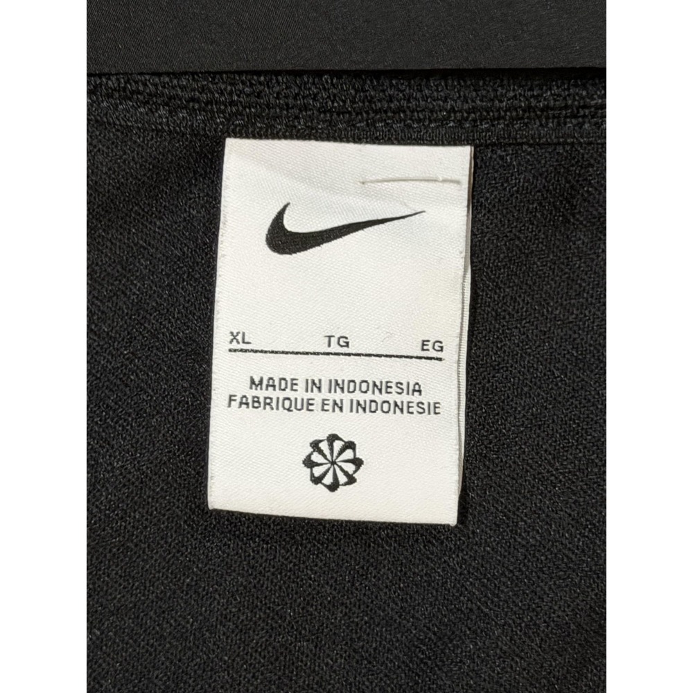 O Football Jacket Mens XL Black Football Nike Hooded Half Zip Coach Pullover - Picture 6 of 10
